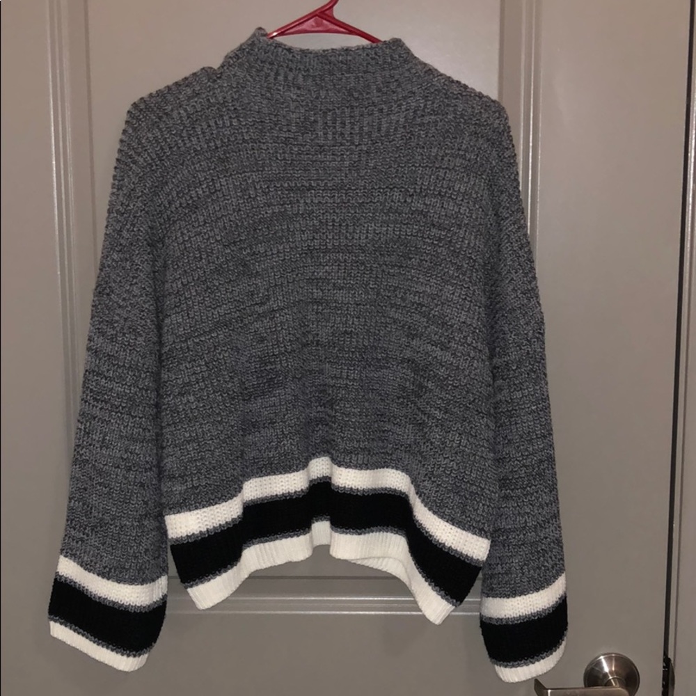 Grey tunic top